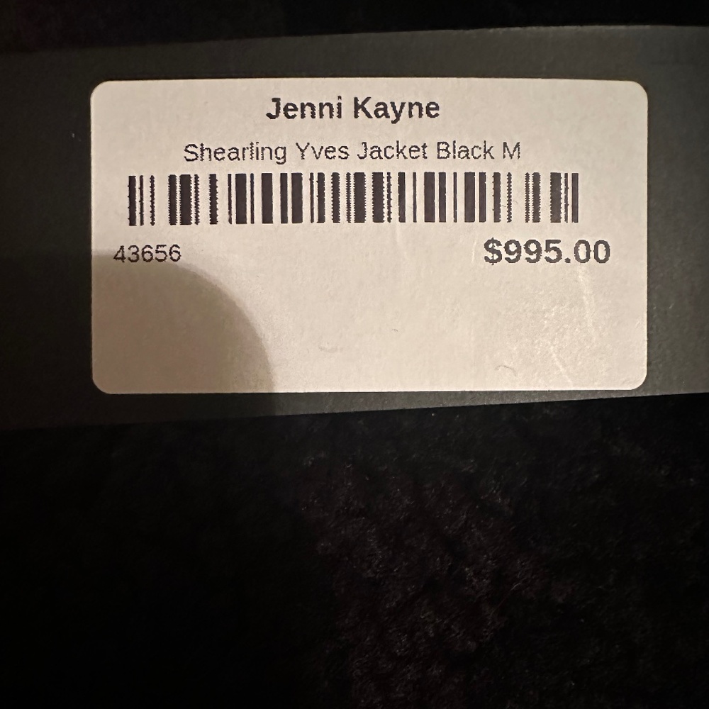 Jenni Kayne shearling Yves jacket black